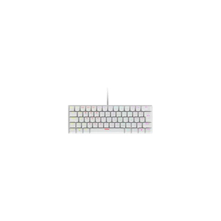 Teclado Mecânico Gamer Compacto 62 Teclas Switch Red LED Rainbow Vinik Anihi White ANIHIWHRD ABNT2