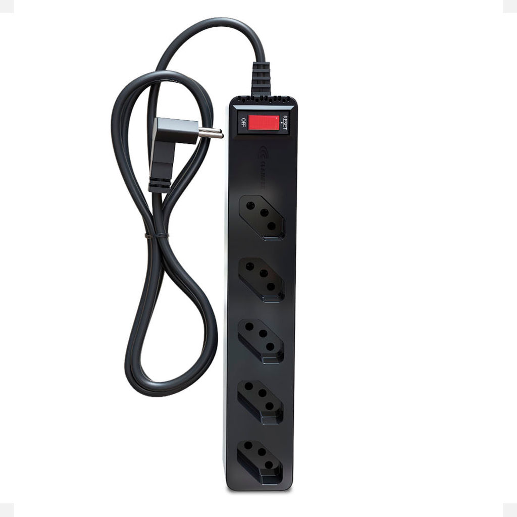 Filtro de Linha com DPS CLAMPER iCLAMPER Energia 5 LCF Preto