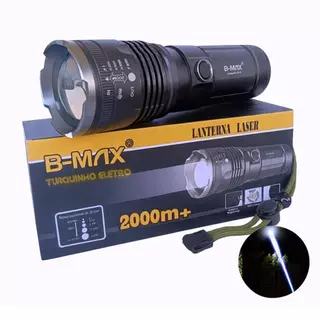 Lanterna Recarregável Portátil LED com forte Zoom