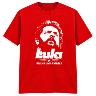 Camiseta Lula Manga Curta Gola Redonda Fio 30.1 Masculina Estampa Casual Confortável
