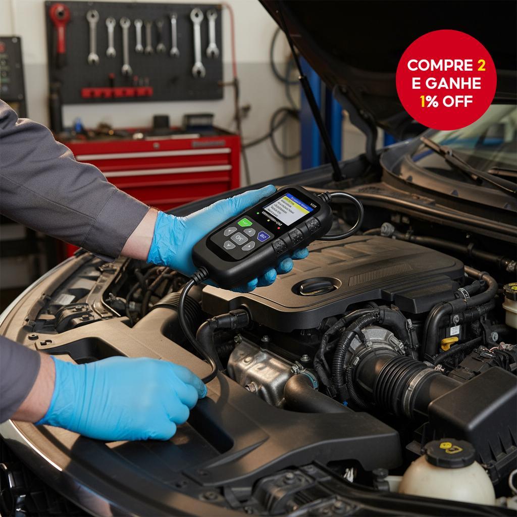 Ferramenta de diagnóstico OBD2 para carros, scanner de falhas do motor ...