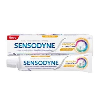 Creme Dental Sensodyne Proteção Completa Anti Tártaro 90g em Oferta na Shopee