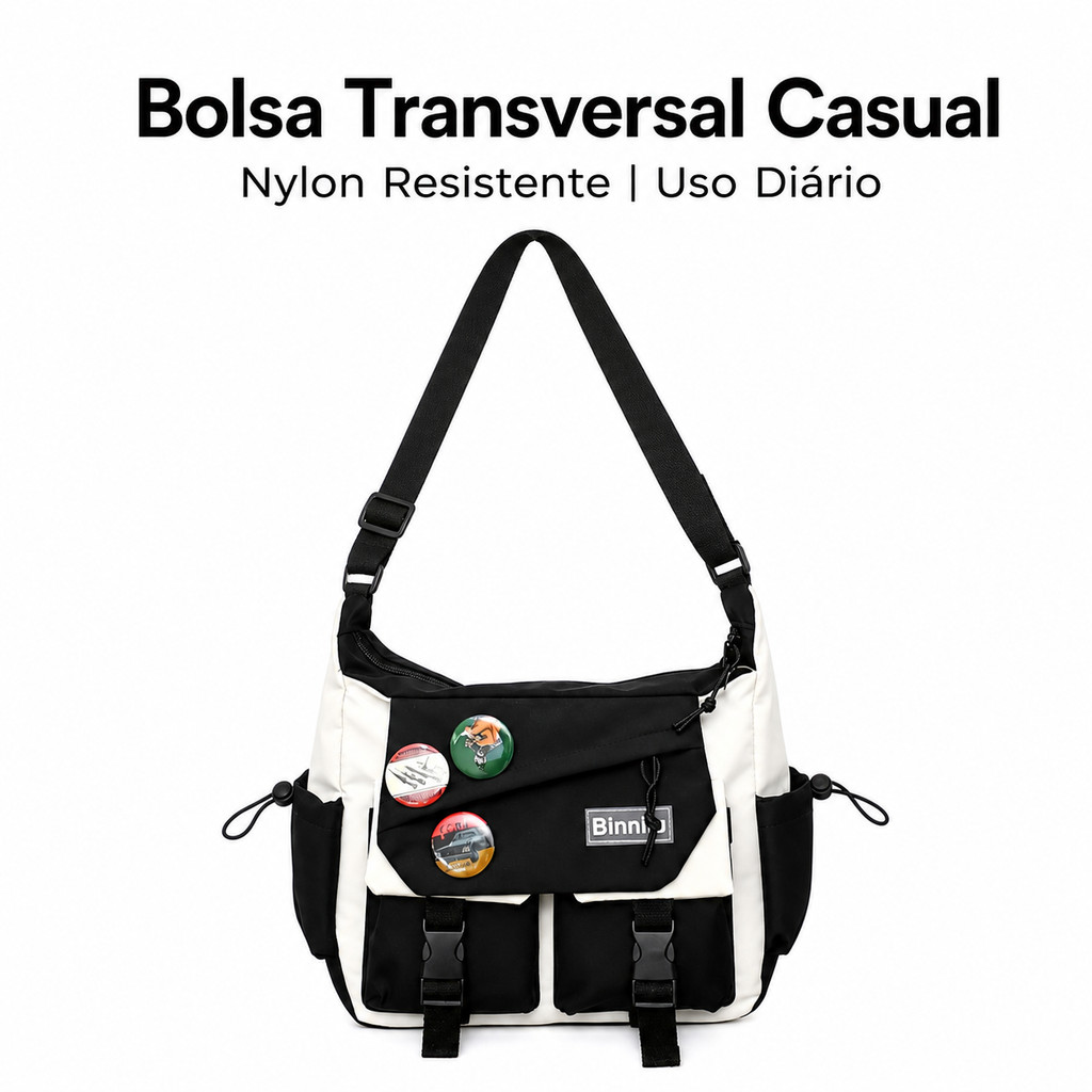 messenger bag em Promoção na Shopee Brasil 2026