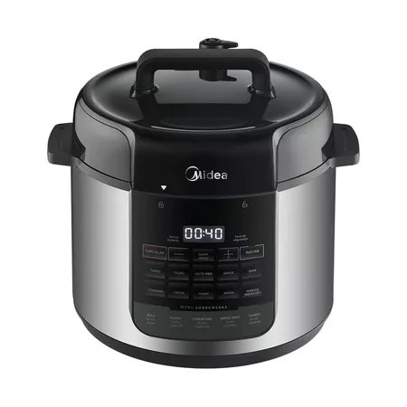 Panela de Pressão Elétrica 5L NutriPro Inox Midea