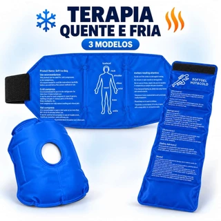 Bolsa Térmica em Gel Quente ou Frio para Cólica, Joelho, Braço e Perna Compressa