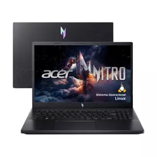 Notebook Gamer Acer Nitro V15 Intel Core i5 512GB SSD 16GB RAM 15.6” Full HD 165Hz IPS NVIDIA RTX 4050 6GB Linux