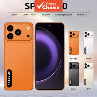 Novo lançamento: Celular original Android SPARK 40, tela HD de 7,3 polegadas, desbloqueio rápido, suporte dual chip e