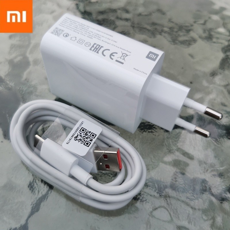 Novo Xiaomi Redmi Nota 10 9 Carregador Rápido Pro 33W Carga turbo Tipo C