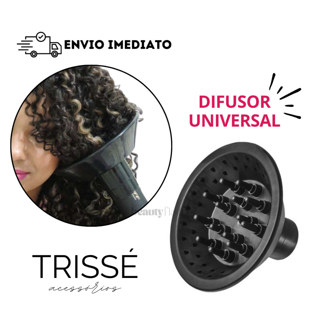 Difusor Cachos Universal Para Secador Taiff Vários Modelos