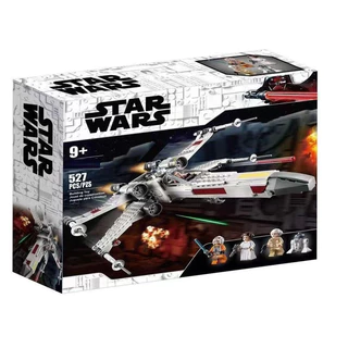527 PCS Star Wars Luke Skywalker's X-Wing Fighter Boy montado bloco de construção brinquedo presente