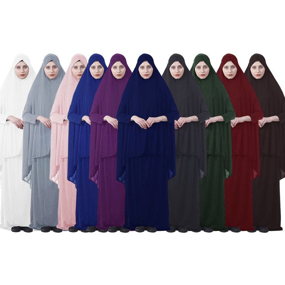 Mulheres Muçulmanas Abaya Niqab Burca Hijab Vestido de Cobertura ...