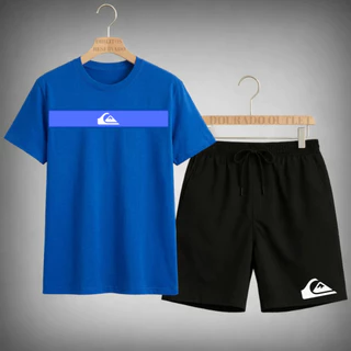 Conjunto Masculino Faixa Onda Camiseta e Short Incluso