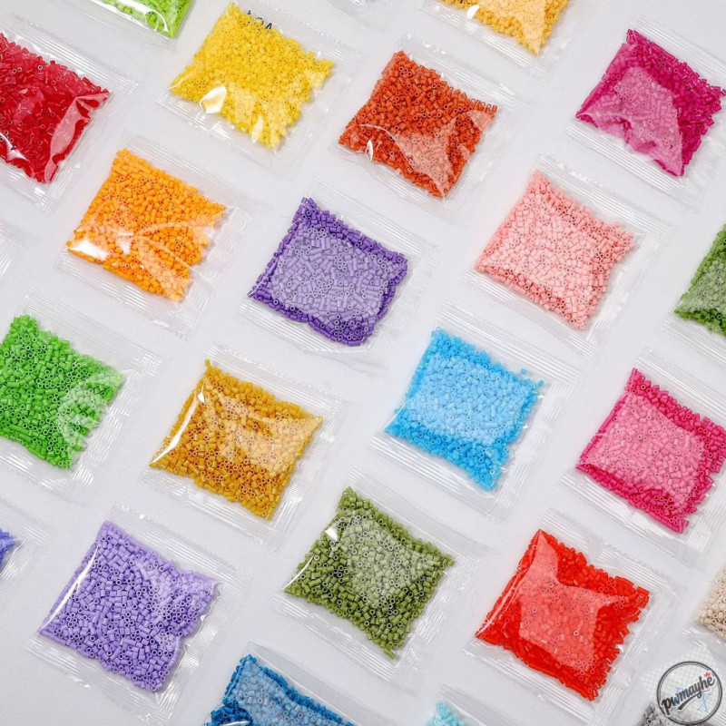 1000 Peças de Pérolas Perler de 2,6mm para Refil, Brinquedo de Quebra-Cabeça DIY, Arte em Pixel, Presente para Crianças