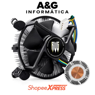 Kit Air Cooler Processador Revenger G-VR354 Base Cobre PWM 2300 RPM Compatível Intel