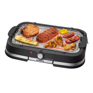Churrasqueira Elétrica Mondial CH-08-BI 2000W Preto 220V