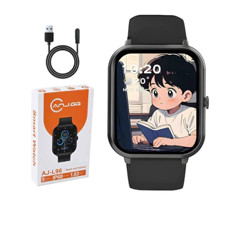 Smartwatch AJ-L96 com Chamadas Bluetooth, Notificações e Tela 1.83” marisa em Oferta na Shopee