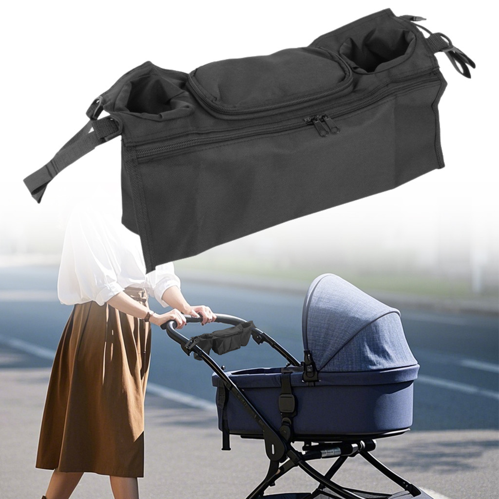 Organizador De Acessórios Para Carrinho De Bebê , Suporte Copo De ...