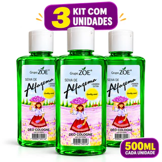 Alfazema Seiva Lavanda 500 ML Kit c/03