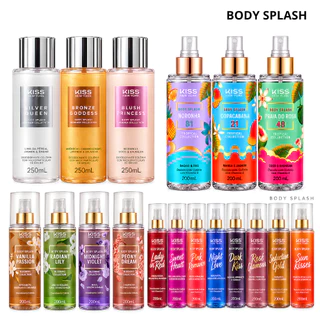 BODY SPLASH KISS NEW YORK PERFUME CORPORAL 200ML C/ VITAMINA E
