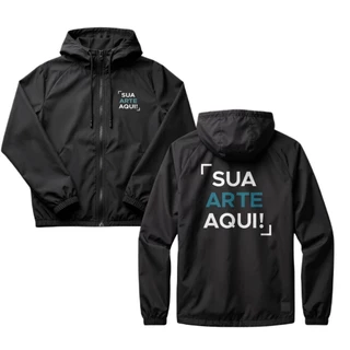 Jaqueta Corta Vento Personalizada ou liso Uniforme Evento Empresa Envio Imediato