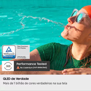 Samsung Smart TV 43" QLED Full HD Q5F 2025, Xbox Cloud Gaming, Canais Gratuitos, HDR, Som em Movimento Virtual