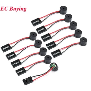 10 Pçs/1pc Mini Plug Alto-Falante Placa-Mãe Sounder Buzzer Bip Alarme Para PC Interanal BIOS Computador Caso A Bordo