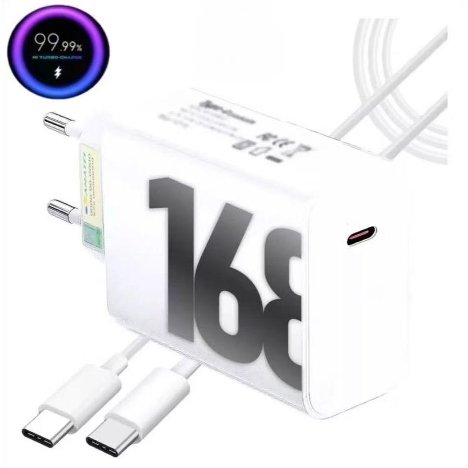 Carregador Turbo Xiaomi Mi Tipo-C 168W Viagem Rápido ENVIO IMEDIATO