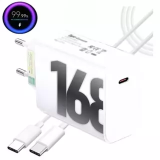 Carregador Turbo Xiaomi Mi Tipo-C 168W Viagem Rápido ENVIO IMEDIATO