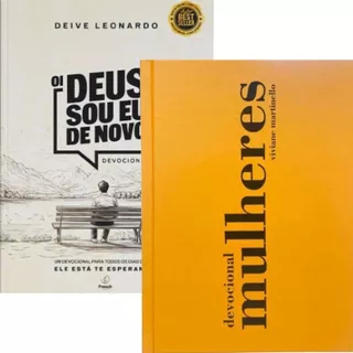 Kit 2 Livros | Oi Deus, Sou Eu de Novo - Deive Leonardo + Devocional Mulheres 2026 | 365 Dias - Viviane Martinello em Oferta na Shopee