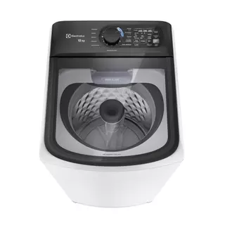 Máquina de Lavar Electrolux Efficient 12kg Branca Compacta, Econômica e Pré-diluição (LET12)
