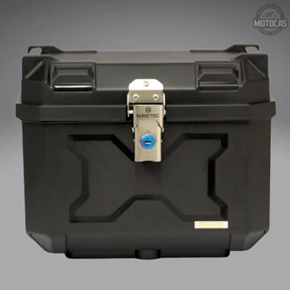Bau Bauleto Traseiro Motocicleta Bike 37l C/encosto Plástico Abs