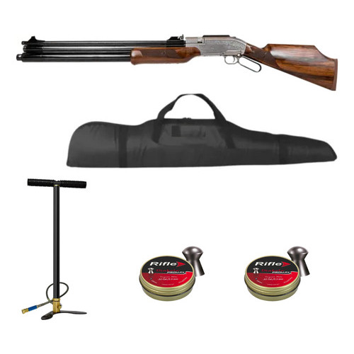 Carabina De Pressão Pcp Sumatra 500 5,5mm + Bomba + Capa - Rossi ...