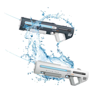 Arma Elétrica Lançadora De Água Watergun 3 Com Led em Oferta na Shopee