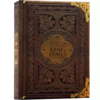 Bíblia de Estudo King James | Atualizada | Full Collor | Capa Dura | Vintage em Oferta na Shopee