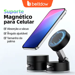 Suporte para telefone BETTDOW dobrável bidirecional comutável magnético e absorção de vácuo sem rastros para telefones em Oferta na Shopee