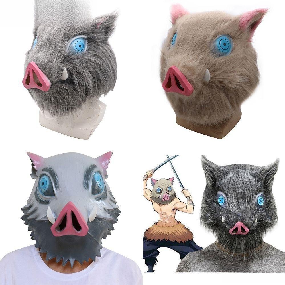 Capacete de Cosplay Inosuke de Demon Slayer | Shopee Brasil