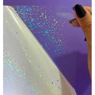 Filme de Laminação Holográfico Confete a Frio A4 c/ 5 folhas