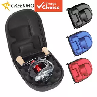 Bolsa EVA acolchoada para carretilha de pesca Baitcasting, estojo moldado em neoprene, leve, resistente e protetor para