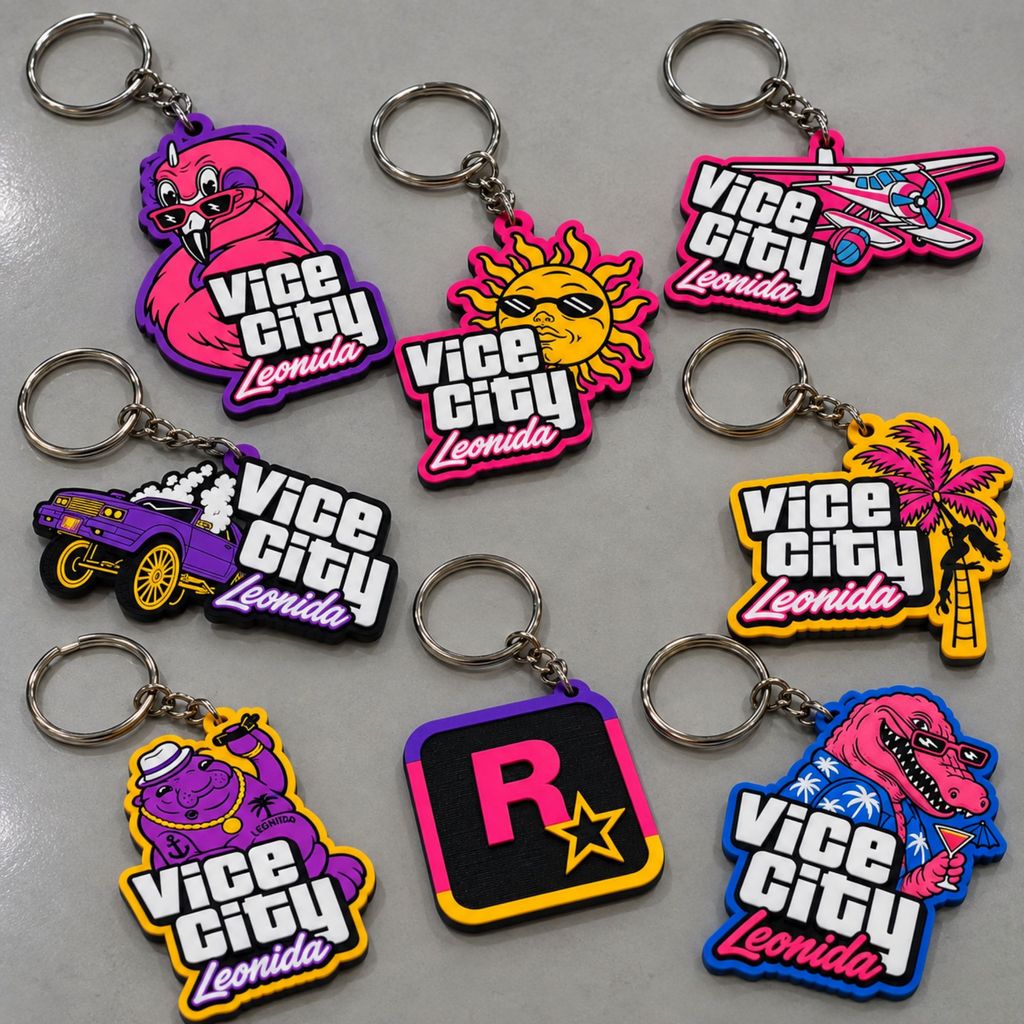 Chaveiro Vice City Leonida GTA VI – Porta Chave