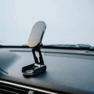 1 Kit Suporte Magnético Forte Para Telefone De Carro Giratório Smartphone Celular Dobrável
