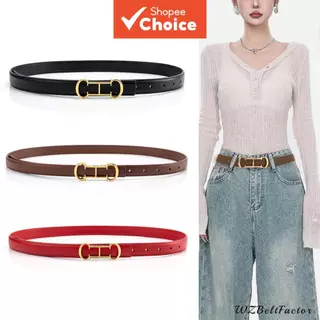 Cinto Feminino Elegante De Couro Skinny Preto Para Vestido Jeans Calças Acessórios De Moda