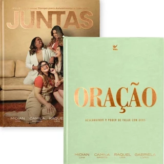 Kit 2 Livros | Juntas + Oração | Camila Barros | Midian Lima | Raquel Lima | Gabriela Lopes em Oferta na Shopee