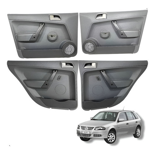 Jogo Forro Porta Vw Gol Parati G4 2006 2009 4 Porta Original | Shopee ...