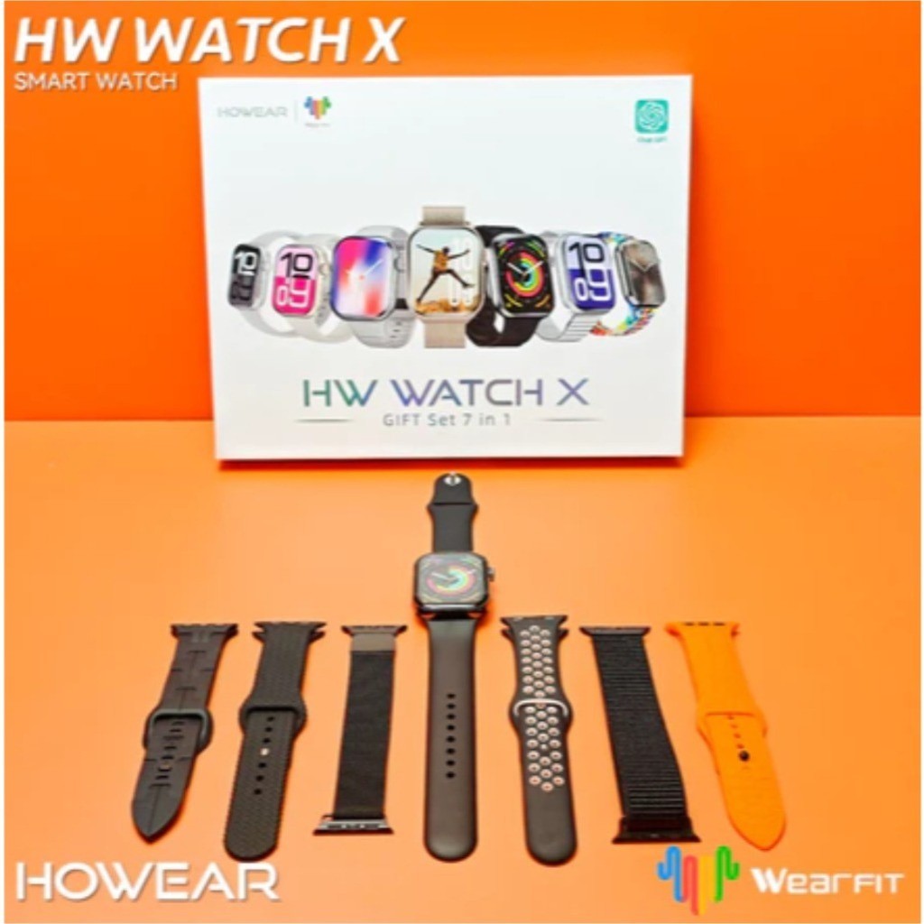 Smartwatch HW Watch X Com 7 Pulseiras 45mm Chat GPT GPS Série10 Wearfit ...