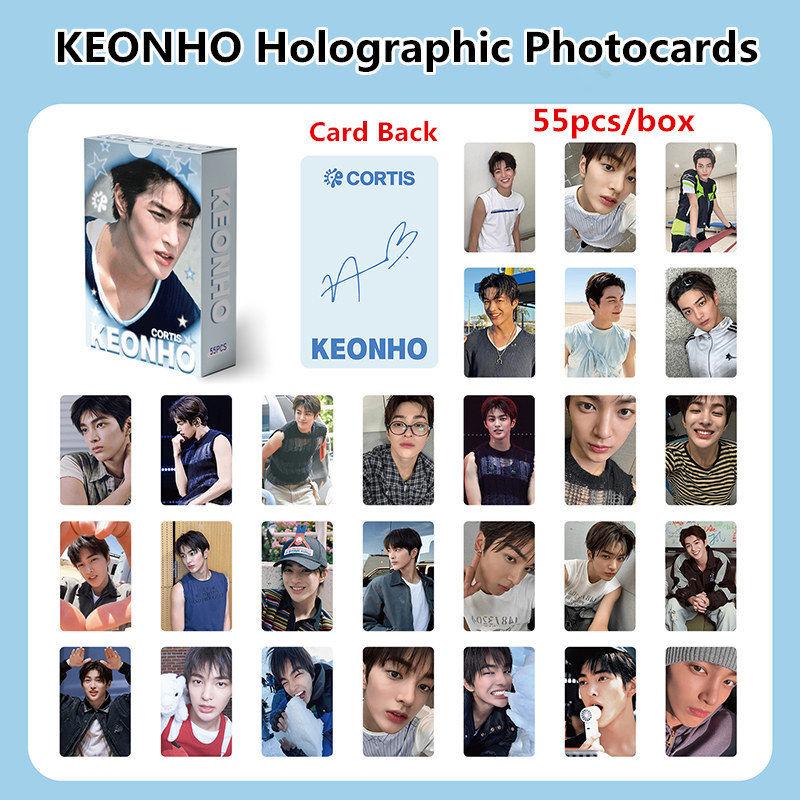 KPOP 55pcs/box CORTIS Photocards Holographic Card JAMES SEONGHYEON