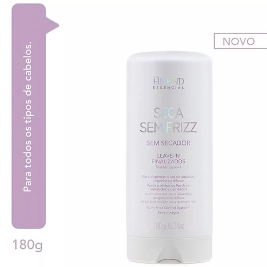 Amend Essencial Seca Sem Frizz Proteção térmica 180ml