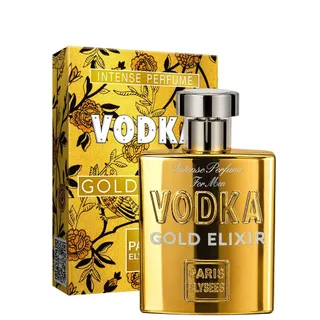Perfume Paris Elysees Masculino Vodka Gold Elixir EDT 100 ml