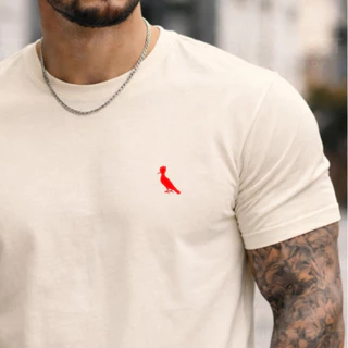 Camiseta Reserv Premium Minimalista Algodão Conforto Luxo Casual Top