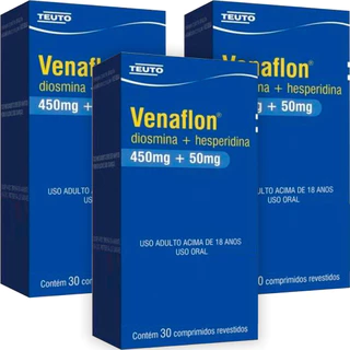 Kit 3X Diosmina 450mg + Hesperidina 50mg 30 Cápsulas em Oferta na Shopee