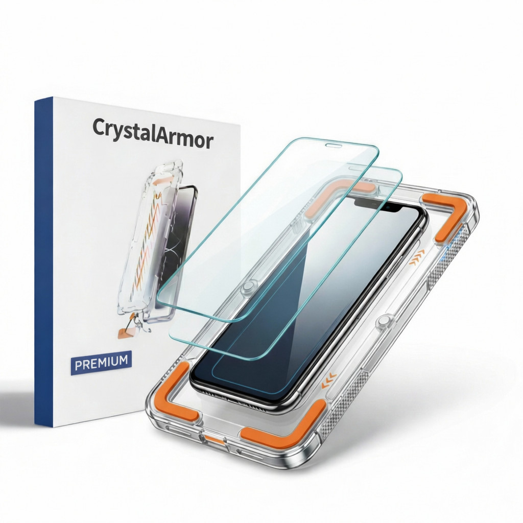 Kit Película Iphone 3D CrystalArmor Iphone Normal Pro e Pro Max 17/16 ...